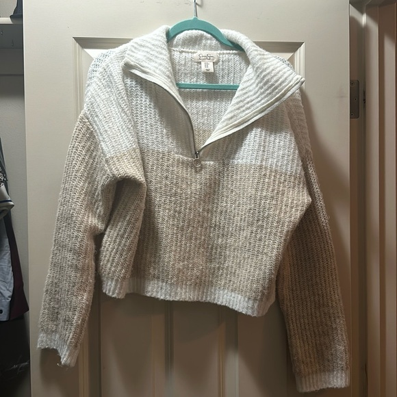 Quarter Zip Sweater - Jessica Simpson - Picture 1 of 2